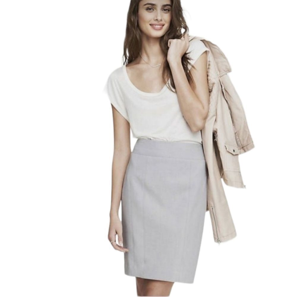 H&M suit skirt in gray size 6